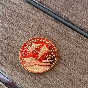 Desert Storm Commemorative Coin 1991 20 dollar coin